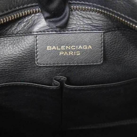 Balenciaga Paper Office Zip Tote Leather Black - Picture 10 of 11